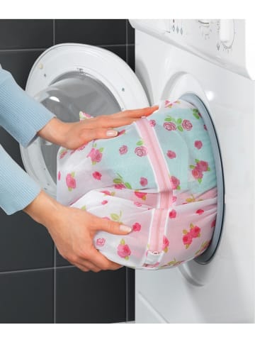 Maximex Wäschenetze mit Rosenmuster, 3er-Set in Rosa, (B) 56 x (H) 60 cm