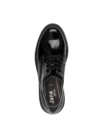 Jana Halbschuh in BLACK PAT.