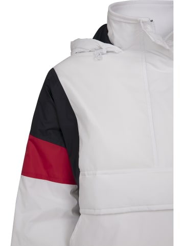 Urban Classics Light Jackets - Coat in white/navy/fire red