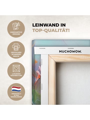 MuchoWow Leinwand bilder Abstrakte Farbexplosion (BxH)