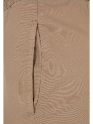 Urban Classics Urban Classics Damen Ladies High Waist Cargo Comfort Jogging Pants in softtaupe