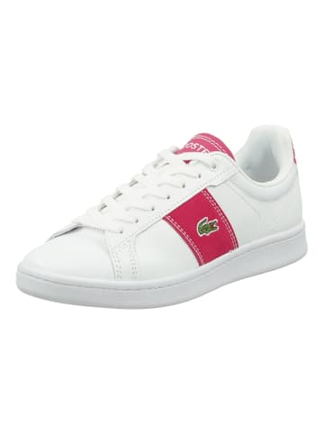 Lacoste Sneaker in Weiß/Pink