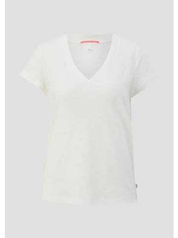 QS T-Shirt in 0200_ecru