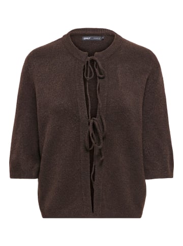ONLY Strickjacke in Coffee Bean