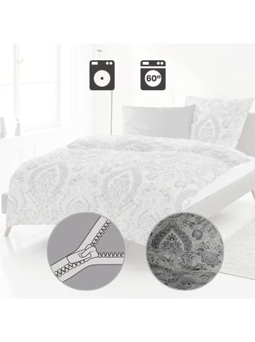 Bierbaum Biber Bettwäsche in grau