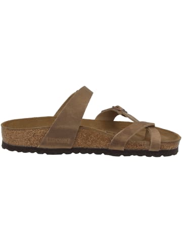 Birkenstock Zehensandale Mayari geöltes Nubukleder normal in braun