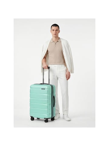 Franky Munich 4.0 4 Rollen Trolley M 66 cm mit Dehnfalte mint shiny