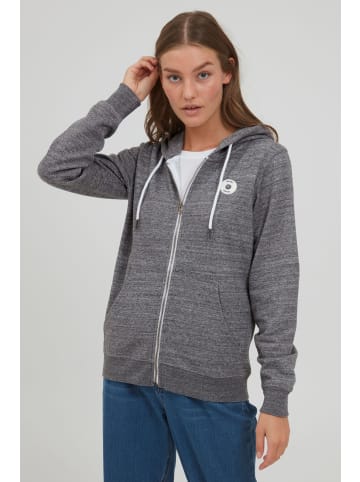 Oxmo Kapuzensweatjacke OXHelna in Grau