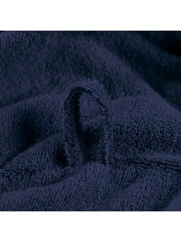 Erwin Müller Frottier Unisex-Bademantel lang Friedrichshafen in marine