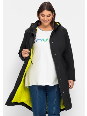 sheego Mantel in schwarz