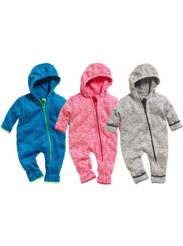 Playshoes Outdoor Overall "Strickfleece-Overall" in Blau