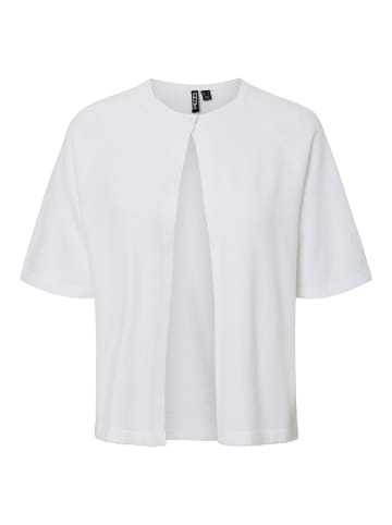 Pieces Strickjacke in Bright White
