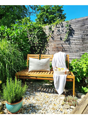 JACK 1x Outdoor Kissenhülle 40x60cm Uni in Hellgrau