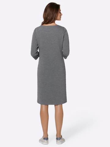 WITT WEIDEN Jersey-Kleid in grau-meliert