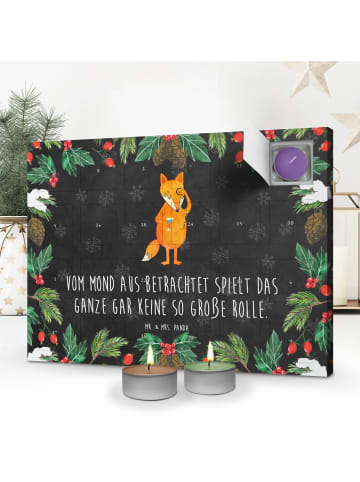 Mr. & Mrs. Panda Adventskalender Fuchs Lord mit Spruch in Kreidetafel