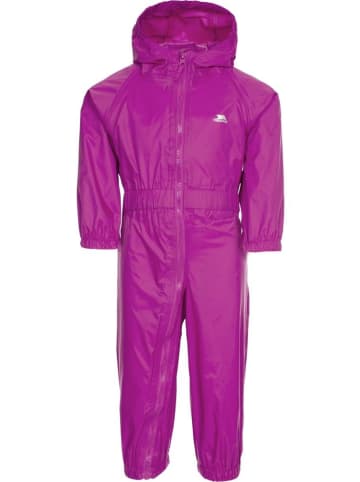 Trespass Kinder Schneeanzug "Button Rain Suit" in Lila