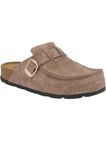 Hausschuh Bora Moccasin in taupe