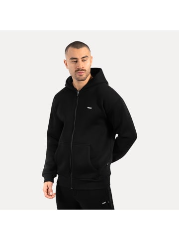 SMILODOX Zip Hoodie Ilyas in Schwarz