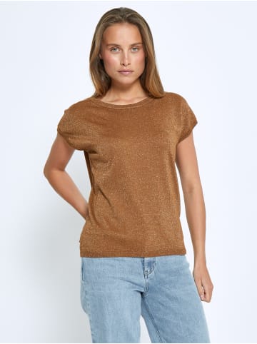 Peppercorn Top in Tobacco Metallic