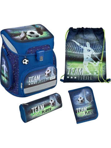 SCOOLI EasyFit Schulranzen Set 5-tlg. Team Player in blau