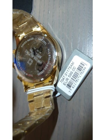 Swiss Alpine Military by Grovana Analoguhr für Herren in schwarz