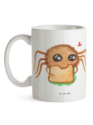 Mr. & Mrs. Panda Kaffeetasse Spinne Agathe Sandwich ohne Spruch in Weiß