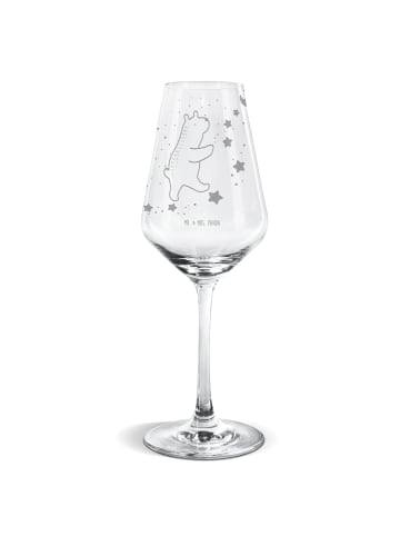 Mr. & Mrs. Panda Weinglas Bär Träume ohne Spruch in Transparent