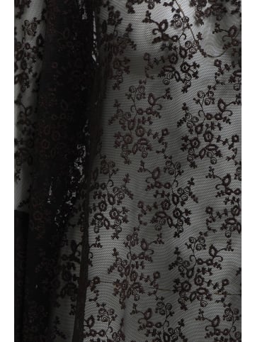 Milano Italy Bluse mit mehrlagigen Ärmeln in Mocca Print