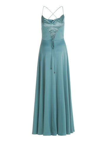 Vera Mont Abendkleid mit Wasserfallausschnitt in Cloudy Sky