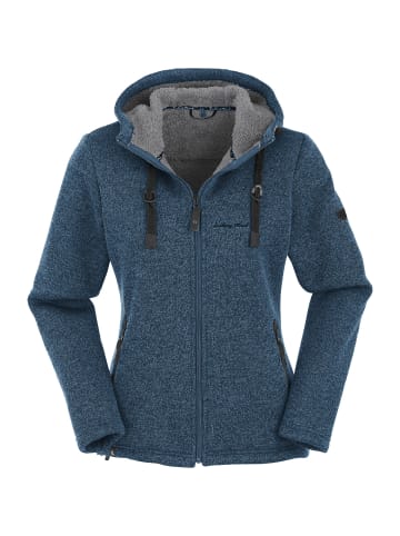 Maul Sport Strickfleece Jacke Chieming in Kristallblau
