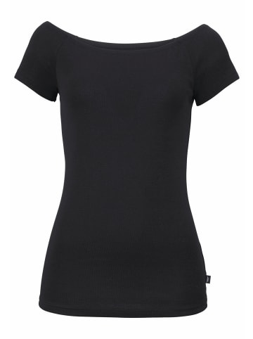 ARIZONA Carmenshirt in schwarz