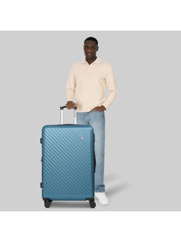 Check.In Paradise 2.0 4 Rollen Trolley L 78 cm mit Dehnfalte in glacier blue