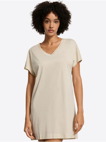 Hanro Nachthemd Laura in oyster gray