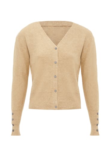 leo basics Strickjacke in Khaki