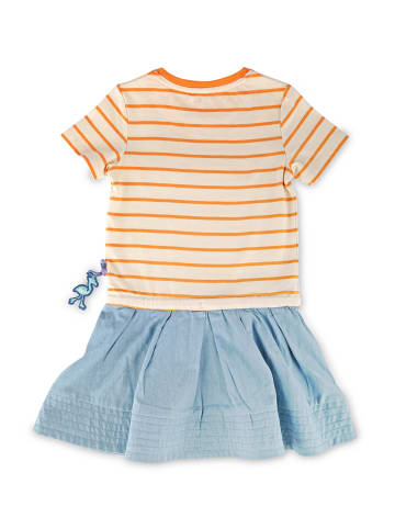 Sigikid Kleid Wild Flamingo in creme/orange/blau