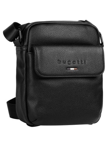 Bugatti Umhängetasche RICO in schwarz