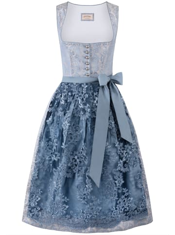 Stockerpoint Langes Dirndl "Sidonia" in rauchblau