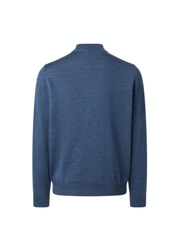 März Pullover Stehkragen 1/1 Arm in Blau