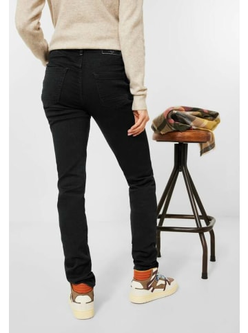 Cecil Slim Fit Jeans für Damen in schwarz