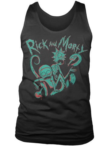 Rick and Morty T-Shirt in Schwarz