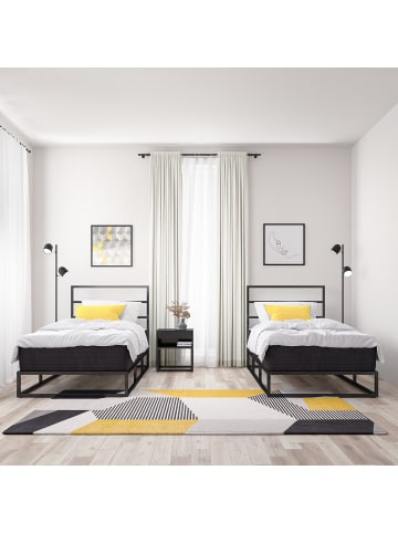 home24 Kopfteil Smood in Schwarz