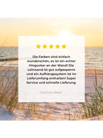 MuchoWow Poster mit Leiste Sonnenuntergang  (BxH)