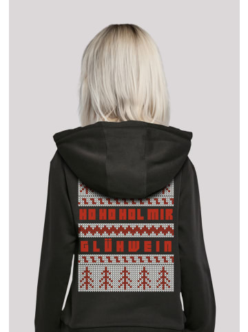 F4NT4STIC Hoodie Weihnachten Ho Ho Hol mir Glühwein in schwarz