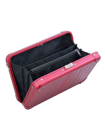 Aleon Vanity Case Umhängetasche Aluminium 25 cm ruby
