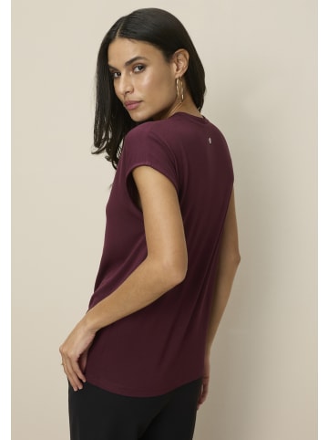 Tamaris Kurzarmshirt in bordeaux
