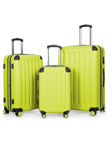 Hauptstadtkoffer Spree - Kofferset 3tlg Hartschalenkoffer Reisekoffer Erweiterung in Farn