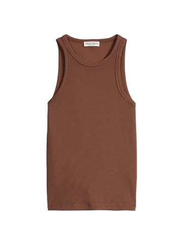 Marc O'Polo MOP Club '67   Tank Top, Rib in Mid Brown