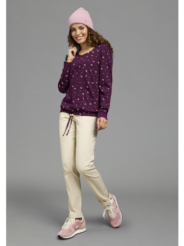 Kangaroos Langarmshirt in Lila