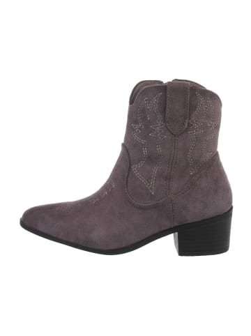 Ital-Design Stiefelette in Grau