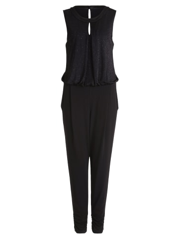 Vera Mont Jumpsuit im Glitzer-Look in Patch Black/Black